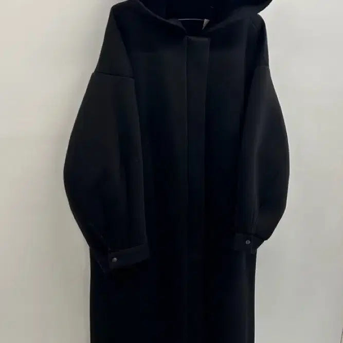 [BUNJANG] Ayadz Vintage Neoprene Long Hooded Zip-Up / Ayadz 빈티지 네오프렌 롱 후드집업