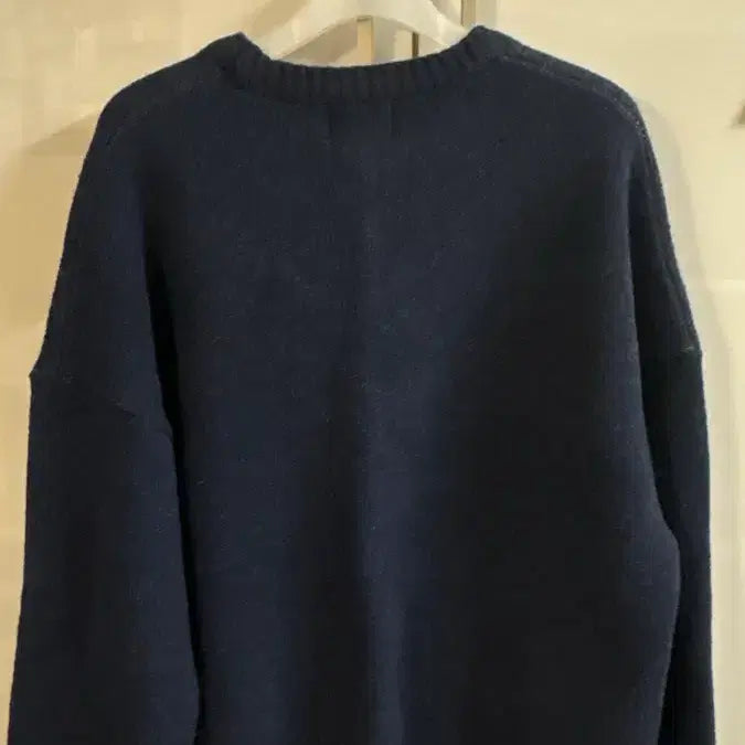 [BUNJANG] Ajobyajo Navy Knit Sweater / 아조바이아조 니트 ajobyajo