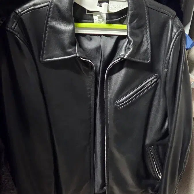 [BUNJANG] Aging CCC Lambskin Leather Jacket / 에이징씨씨씨 램스킨 레더자켓