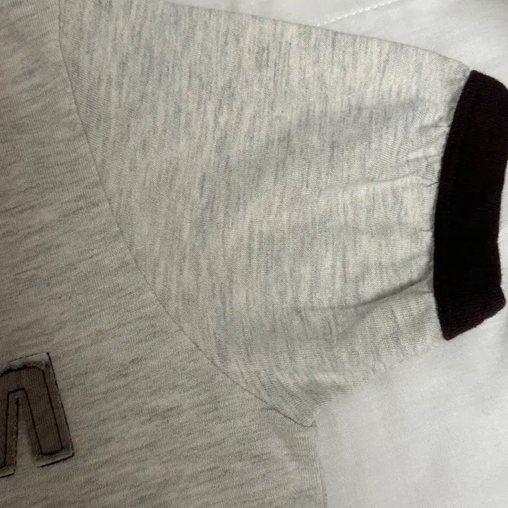 [SOLD OUT] 아캄 반팔  Logo Patch Ringer Top (Brown)