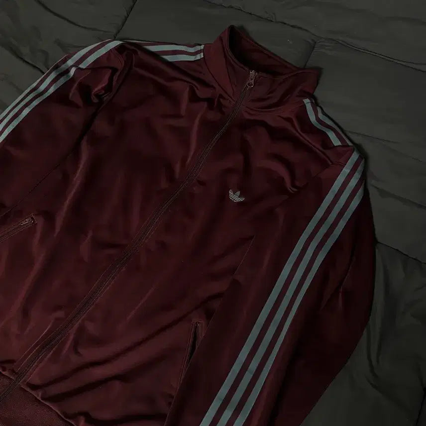 [BUNJANG] Adidas Beckenbauer Track Jacket Maroon / 아디다스 바켄바우어 트랙 자켓 마룬