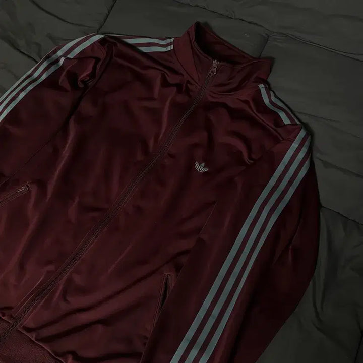 [BUNJANG] Adidas Beckenbauer Track Jacket Maroon / 아디다스 바켄바우어 트랙 자켓 마룬