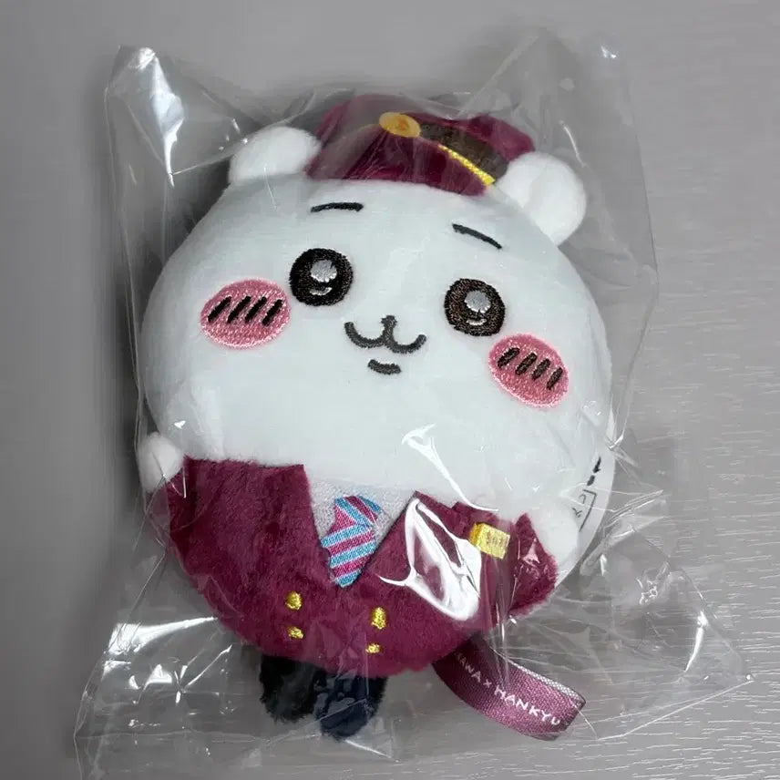 [BUNJANG] Chiikawa Monjyakui Hankyu Train Collaboration Keyring / 치이카와 먼작귀 한큐 전철 콜라보 인형 키링