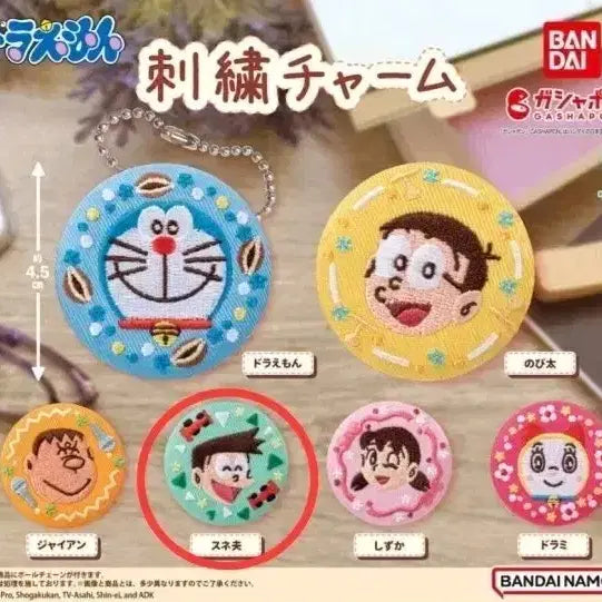 [BUNJANG] Doraemon Keyring Gacha / 비실이 (도라에몽) 키링 가챠