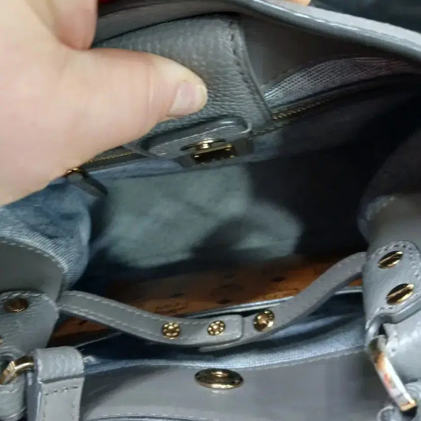 [BUNJANG] MCM Tote Bag (Gray) / MCM 가방 토트백 그레이 컬러