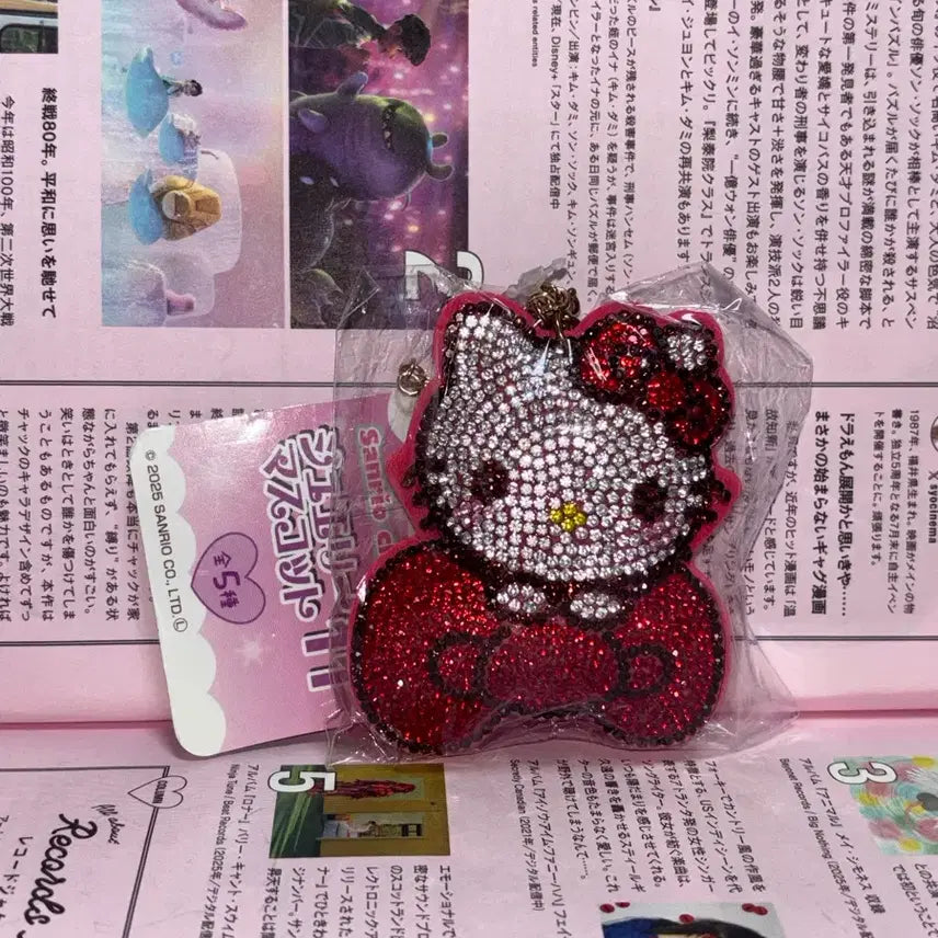 [BUNJANG] Sanrio Hello Kitty Jewelry Mascot Kitty Keyring Rhinestone Cubic / 산리오 헬로키티 주얼리 마스코트 11 키티 키링 라인스톤 큐빅 고전 갸루