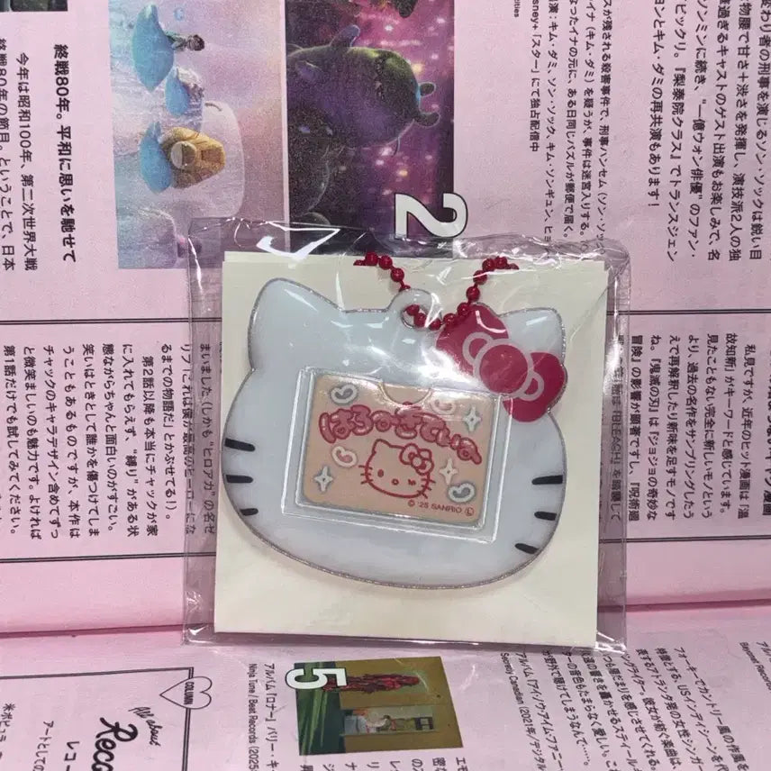 [BUNJANG] 산리오 헬로키티 트레이딩 네임 뱃지 키홀더 키링 사진 네컷 고전 레트로 / 산리오 헬로키티 트레이딩 네임 뱃지 키홀더 키링 사진 네컷 고전 레트로