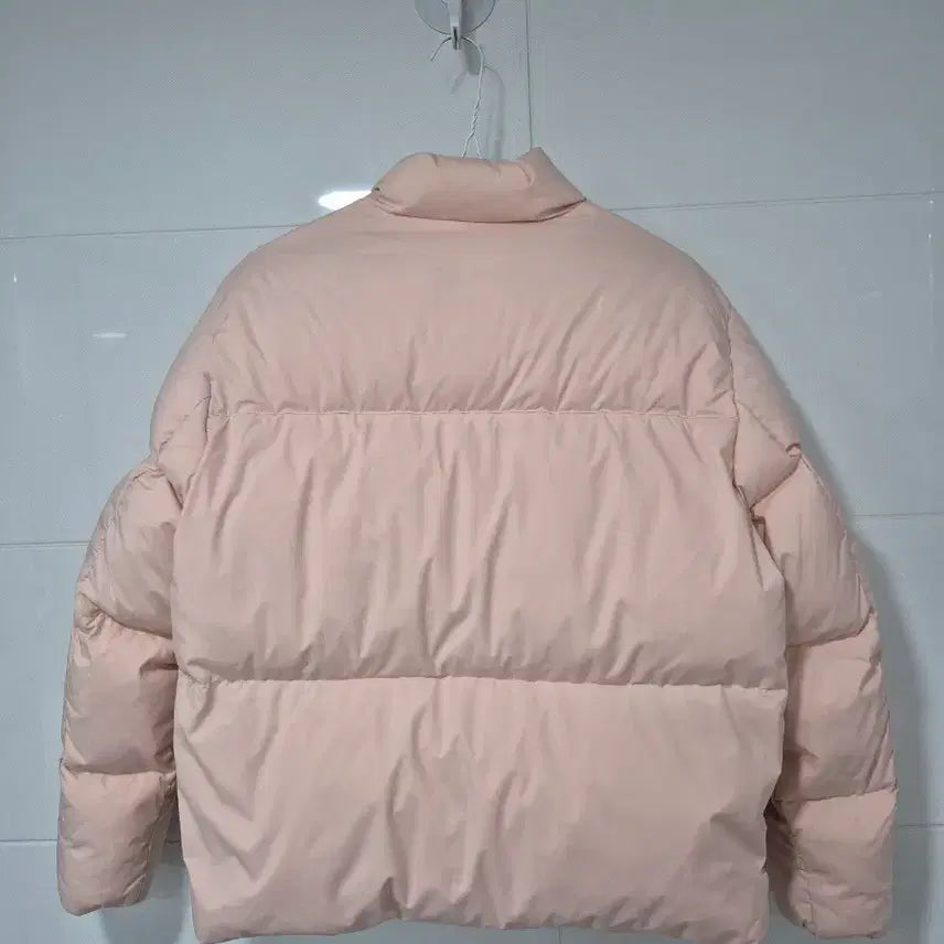 [BUNJANG] Discovery Strawberry Milk Pink Down Puffer Jacket / 디스커버리 딸기우유핑크 다운 푸퍼90ㅈ