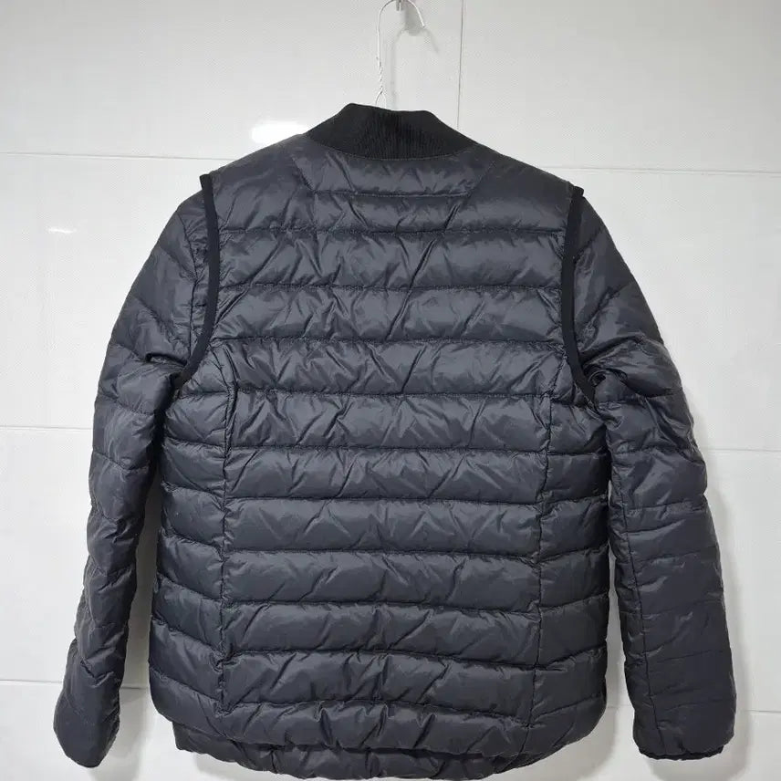 [BUNJANG] Beanpole Lightweight Padded Vest and Jacket Set / 빈폴 다운 블랙 경량 패딩조끼 + 패딩점퍼 세트90ㅈ