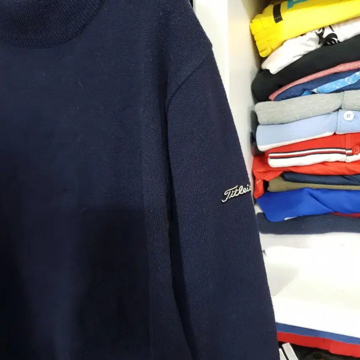 [BUNJANG] Untitled 95 Navy Knit / 터이틀리스틀 95 네이비색 니트