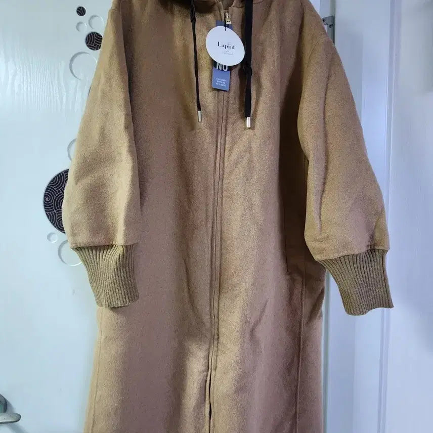 [BUNJANG] Rapipf Hooded Long Coat (77-88) / 새상품))))  라피아프 후드롱코트 77~88까지