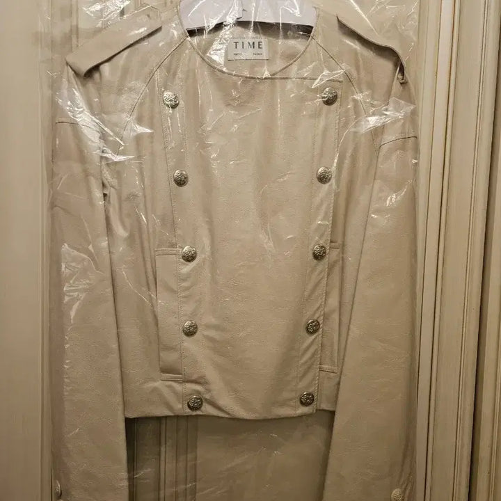 [BUNJANG] TIME Leather Jacket / TIME 타임 레더 가죽자켓