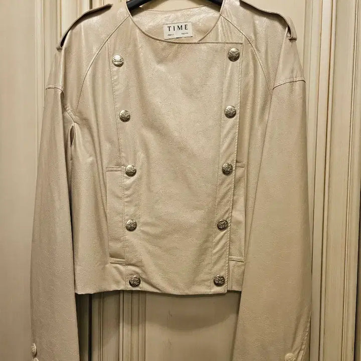 [BUNJANG] TIME Leather Jacket / TIME 타임 레더 가죽자켓