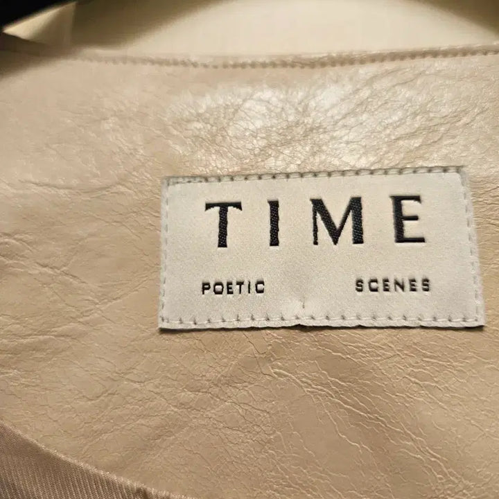 [BUNJANG] TIME Leather Jacket / TIME 타임 레더 가죽자켓