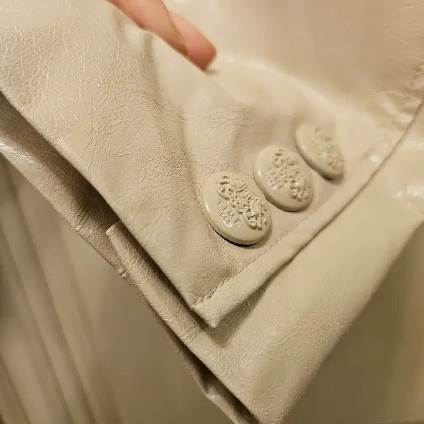 [BUNJANG] TIME Leather Jacket / TIME 타임 레더 가죽자켓