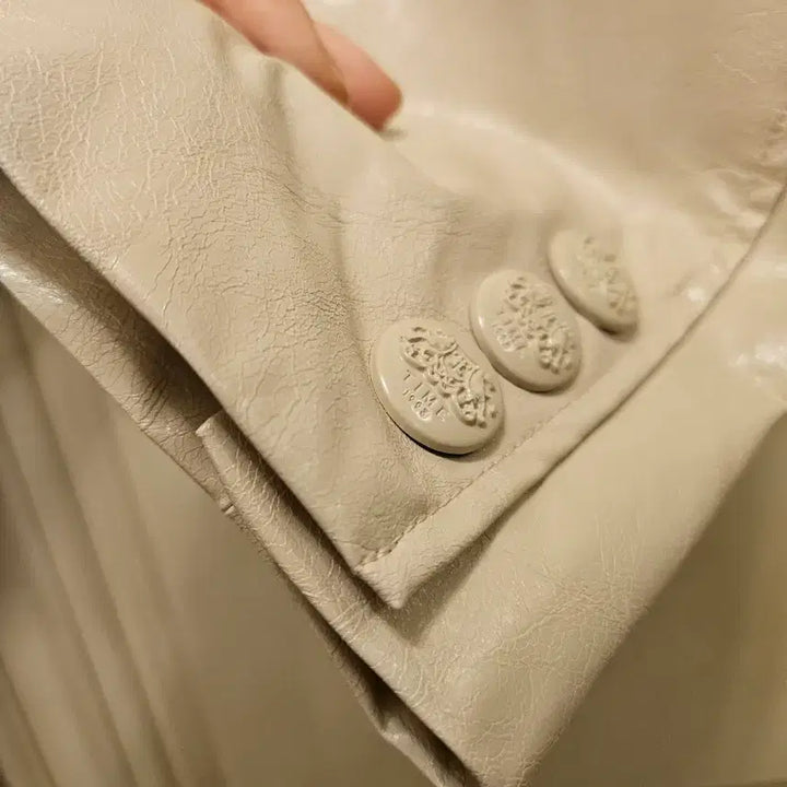 [BUNJANG] TIME Leather Jacket / TIME 타임 레더 가죽자켓