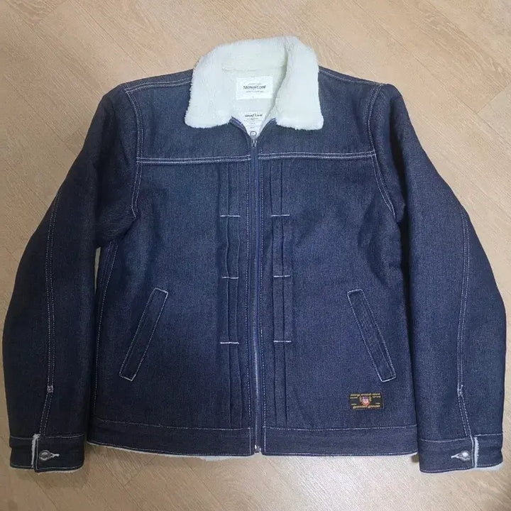 [BUNJANG] Monochrome Flow Sherpa Denim Jacket / 모노플로우 셰르파 데님 자켓 L