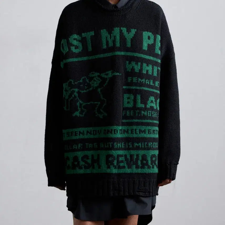 [BUNJANG] MM6 Maison Margiela Lost My Pet Sweater / MM6 메종마르지엘라 lost my pet 스웨터