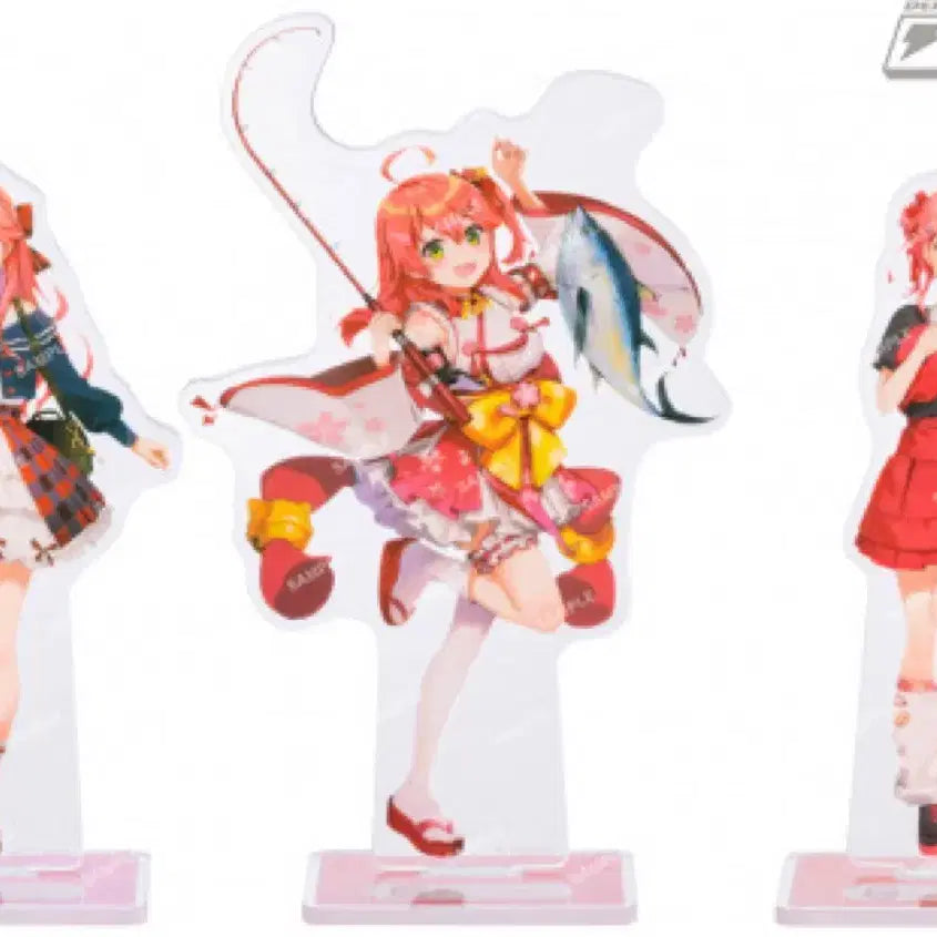 [BUNJANG] Hololive Sakura Miko Sushiro Acrylic Stand (Sealed) / 홀로라이브 X 스시로 콜라보 사쿠라미코 아크릴스탠드 미개봉
