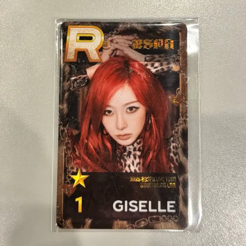 [SOLD OUT] 에스파 지젤 싱크 엑시스라인 콘서트 슈스엠 구매인증포카 양도