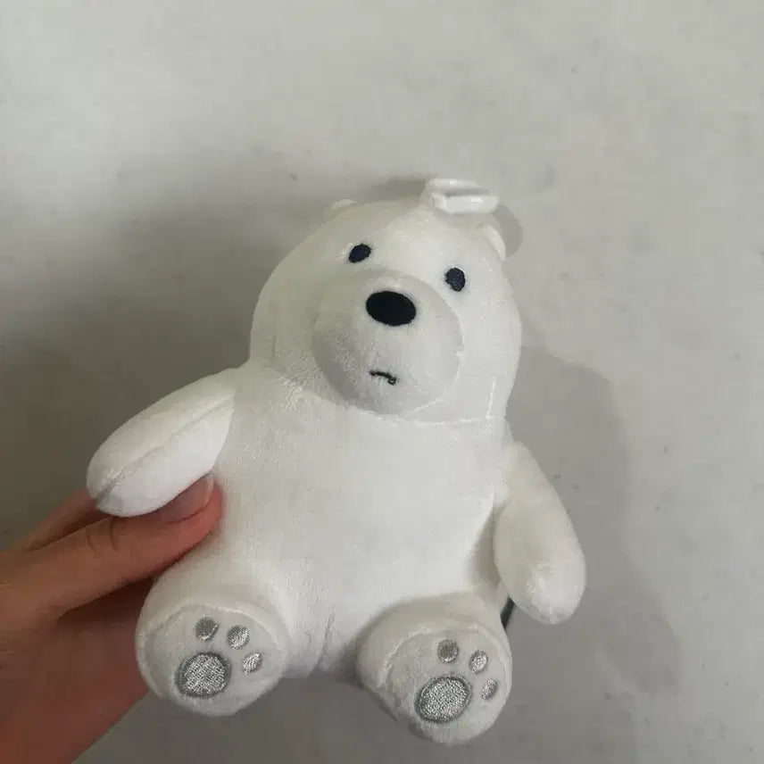 [BUNJANG] White Bear Plush Doll / 흰색 곰돌이 인형 봉제인형