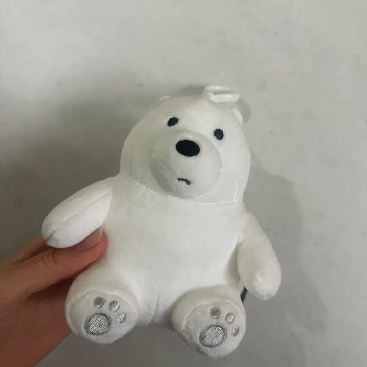 [BUNJANG] White Bear Plush Doll / 흰색 곰돌이 인형 봉제인형