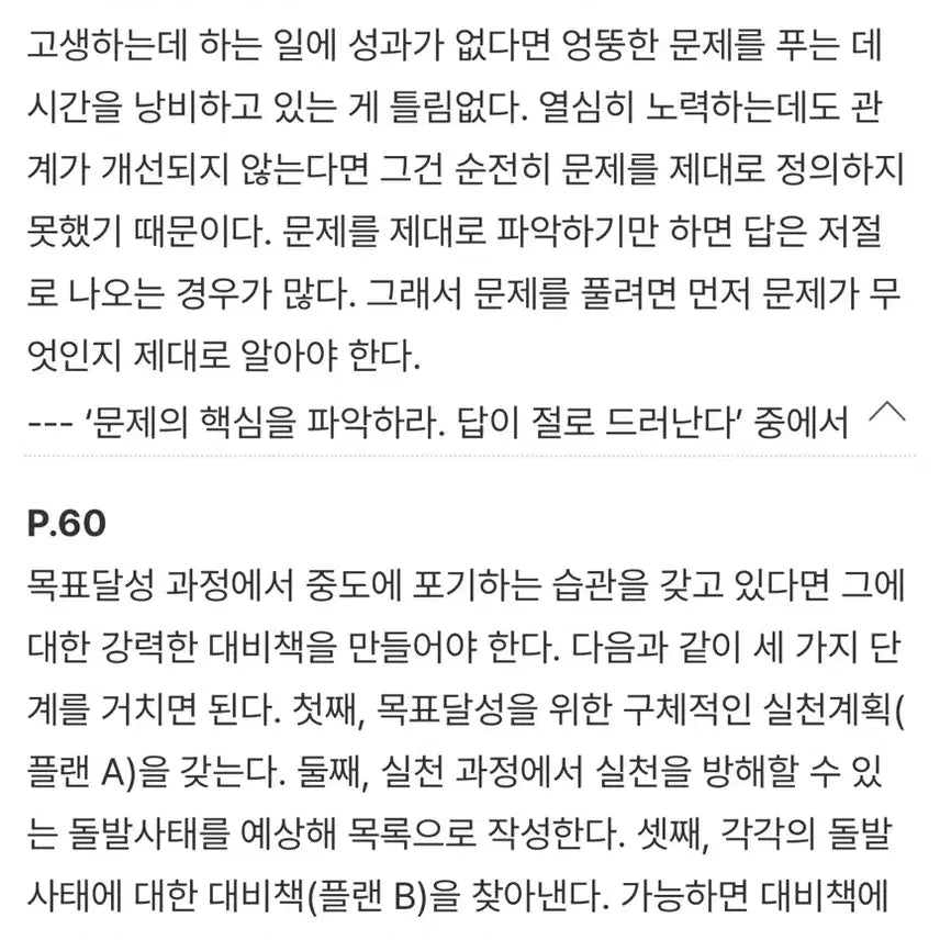 [BUNJANG] Self-Improvement Book: 'Execution is the Answer' / 실행이 답이다 자기계발 도서 책