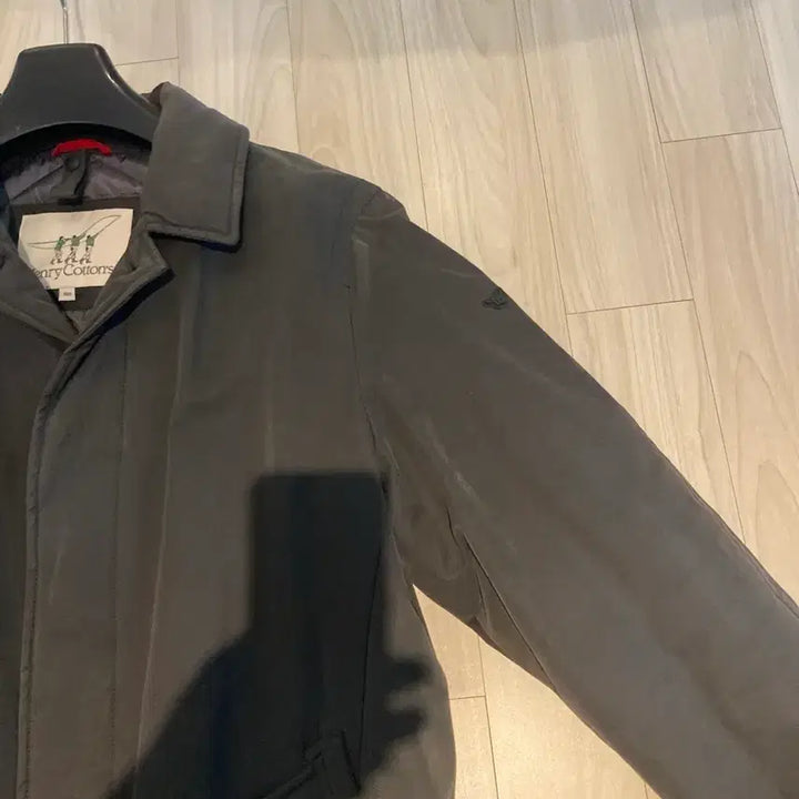 [BUNJANG] Henry Cotton's Charcoal Pilot Padding Coat (L) / 헨리코튼 차콜(카키색 느낌) 클래식 파일럿 패딩코트 L(100)