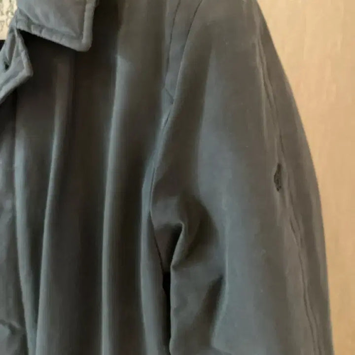 [BUNJANG] Henry Cotton's Charcoal Pilot Padding Coat (L) / 헨리코튼 차콜(카키색 느낌) 클래식 파일럿 패딩코트 L(100)