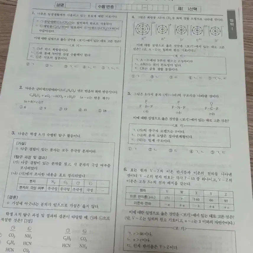 [BUNJANG] Sidae Injae Shin Ji-ho Chemistry Mock Exam / 시대인재 화학 신지호T