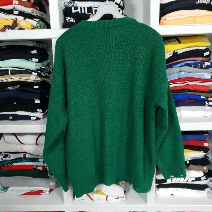 [BUNJANG] Women's Green Knit Sweater / maison 여성 free 그린색 니트 스웨터