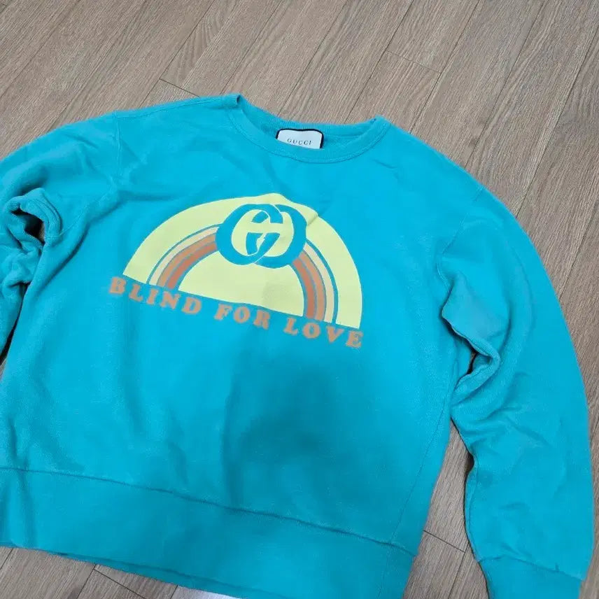 [BUNJANG] Gucci Blind for Love Emerald Sweatshirt / 구찌 Blind for Love 맨투맨 티셔츠