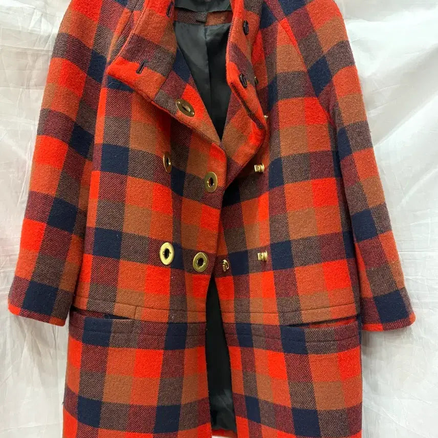 [BUNJANG] Coach New York Check Coat / 코치 뉴욕의 세련된 체크 코트 XS/55~66(정품)