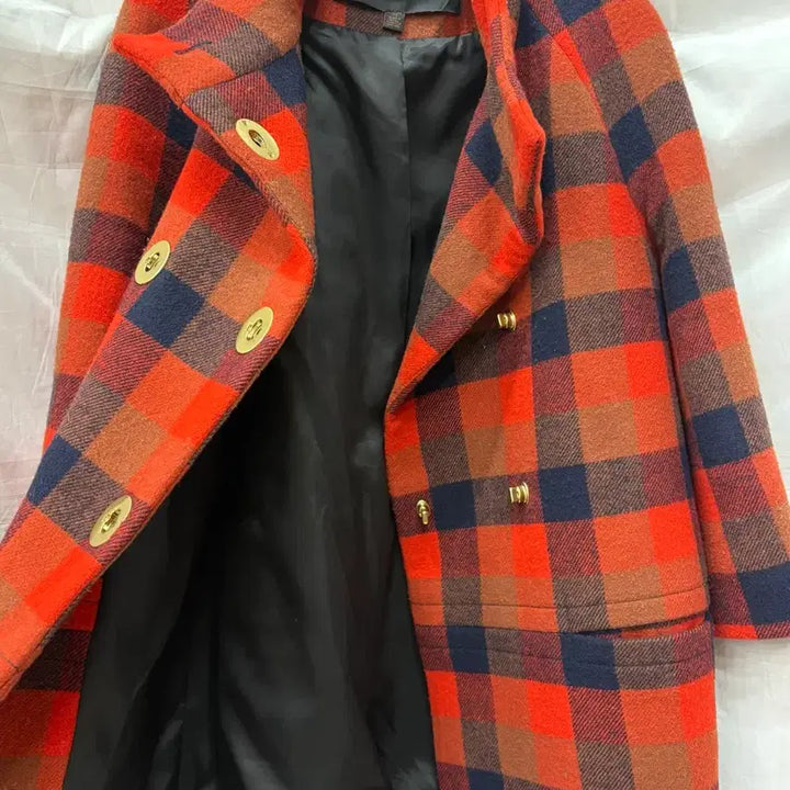 [BUNJANG] Coach New York Check Coat / 코치 뉴욕의 세련된 체크 코트 XS/55~66(정품)