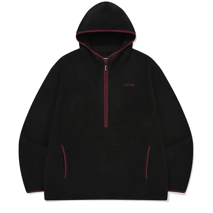 [BUNJANG] Thrasher Fleece Half-Zip Hoodie / 트레셔 플리스 하프집업 후드 티셔츠 새제품 싸게 팔아요