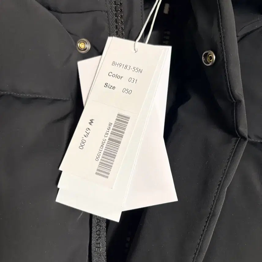 [SOLD OUT] 라코스테 남성 롱 패딩 블랙 BH9183-55N 미사용 새제품