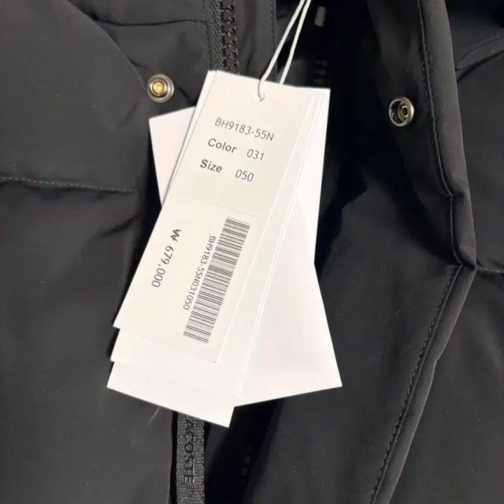 [SOLD OUT] 라코스테 남성 롱 패딩 블랙 BH9183-55N 미사용 새제품