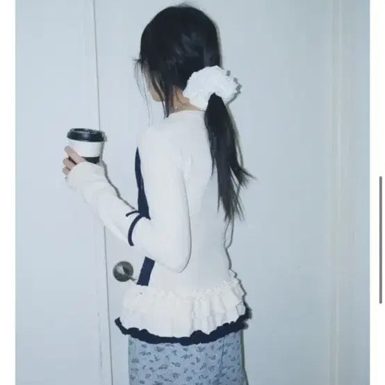 [BUNJANG] Kimahop Aftermonday Layered Frill Bustier Top / 레이어드 프릴 뷔스티에 티셔츠 김아홉 에프터먼데이 빈티지 모리걸