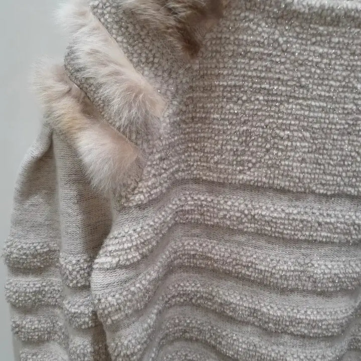 [BUNJANG] System Fur Wool Knit / 한섬 시스템 퍼 울니트