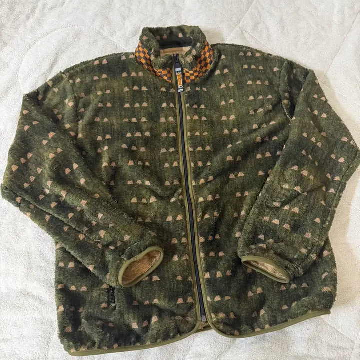 [BUNJANG] Capital Iris Fleece Jacket Khaki / [5] 캐피탈 아이리스 플리스 집 블루종 카키