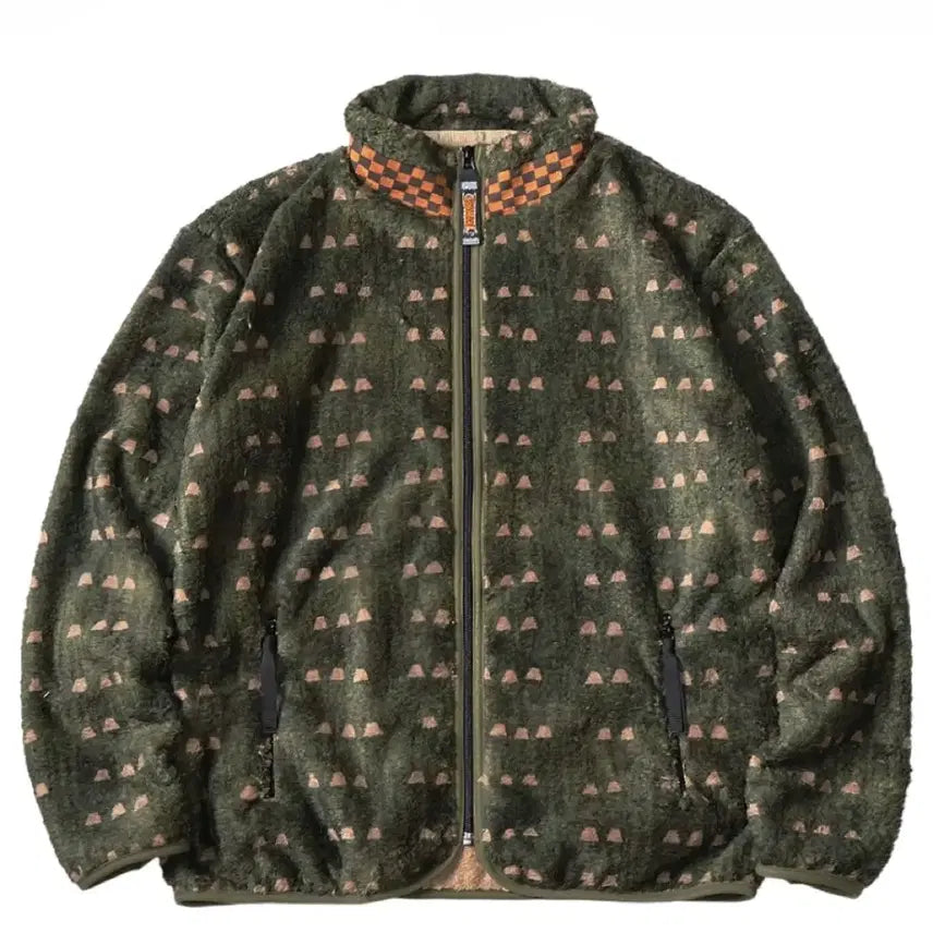 [BUNJANG] Capital Iris Fleece Jacket Khaki / [5] 캐피탈 아이리스 플리스 집 블루종 카키