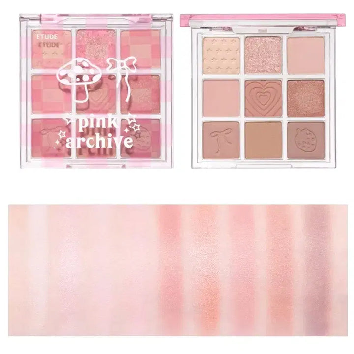 [BUNJANG] Etude Pink Archive Play Color Eyes Eyeshadow Palette / 새상품 에뛰드 핑카이브 플레이 컬러 아이즈 왓츠 인 마이 페이브 아카이브
