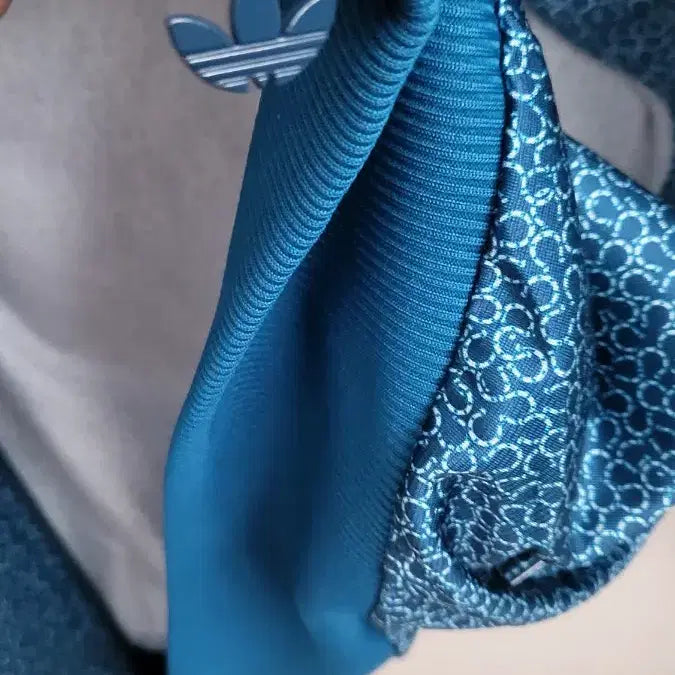 [BUNJANG] Adidas Blue Pattern Track Top Jacket / 아디다스 파란색 패턴 트랙탑(마지막네고)