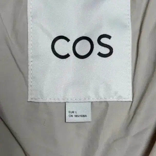 [BUNJANG] COS Duck Down Short Padded Jacket / COS 코스 숏패딩 덕다운 아이보리 패딩 L