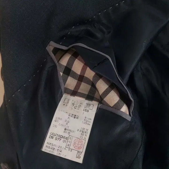 [BUNJANG] Male Check Blazer Jacket / 닥스 남성 추동 체크자켓 양복상의/95/구제24시/일