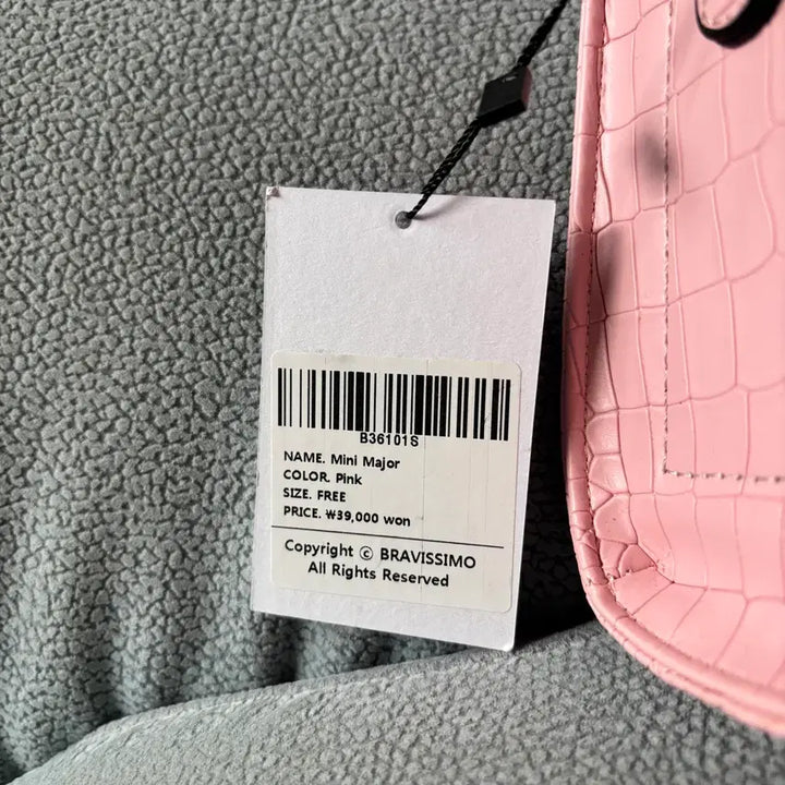 [BUNJANG] BRAVISSIMO Mini Crossbag (Pink) / [새상품/택도안뗌] BRAVISSIMO 미니 크로스백 핑크