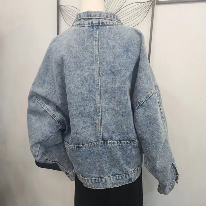 [BUNJANG] The East Pocket Studded Denim Jacket / 더 이스트 포켓징장식 청자켓 free