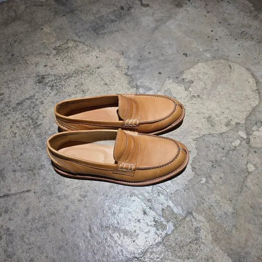 [BUNJANG] Handmade Hender Scheme Leather Loafers / 핸드메이드 [ 핸더 스킴 ] 통가죽로퍼 270 팝니다.