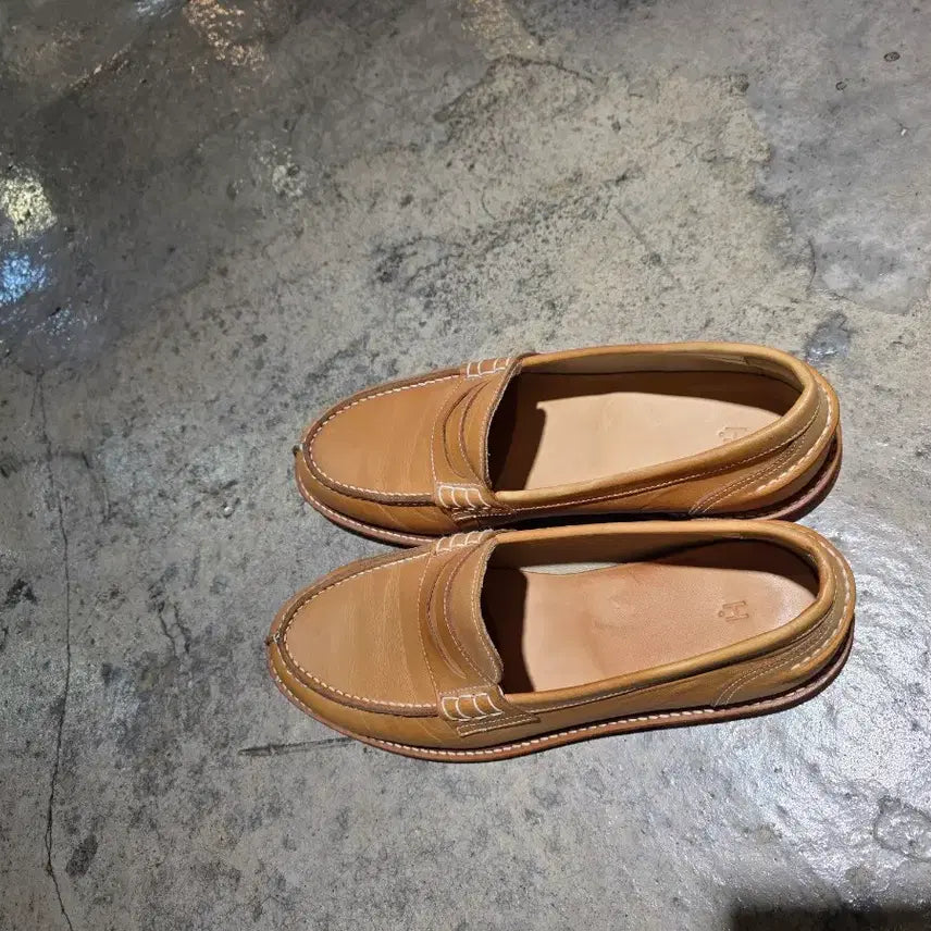 [BUNJANG] Handmade Hender Scheme Leather Loafers / 핸드메이드 [ 핸더 스킴 ] 통가죽로퍼 270 팝니다.