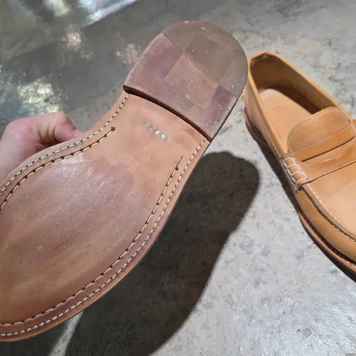 [BUNJANG] Handmade Hender Scheme Leather Loafers / 핸드메이드 [ 핸더 스킴 ] 통가죽로퍼 270 팝니다.